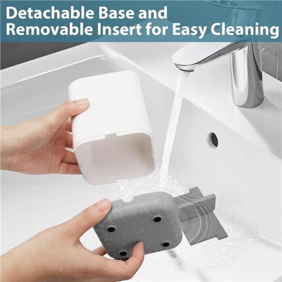 Toothbrush Holder Electric Toothpaste Organizer Kids Bathroom Storage Caddy 3 Sl - Picture 4 of 7